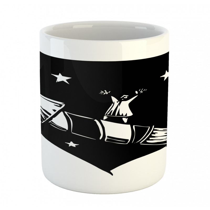 Fireworks Ride Stars Sky Mug