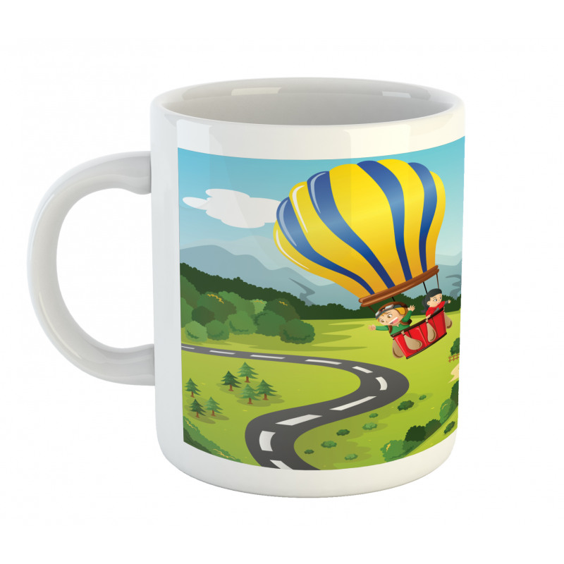 Cartoon Style Sky Mug