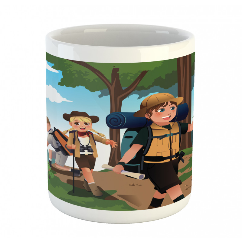 Trip Scout Camping Crowd Mug