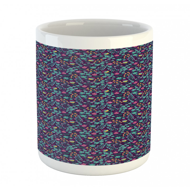 Springtime Floral Filed Art Mug