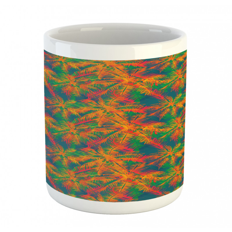 Psychedelic Like Palm Trees Mug