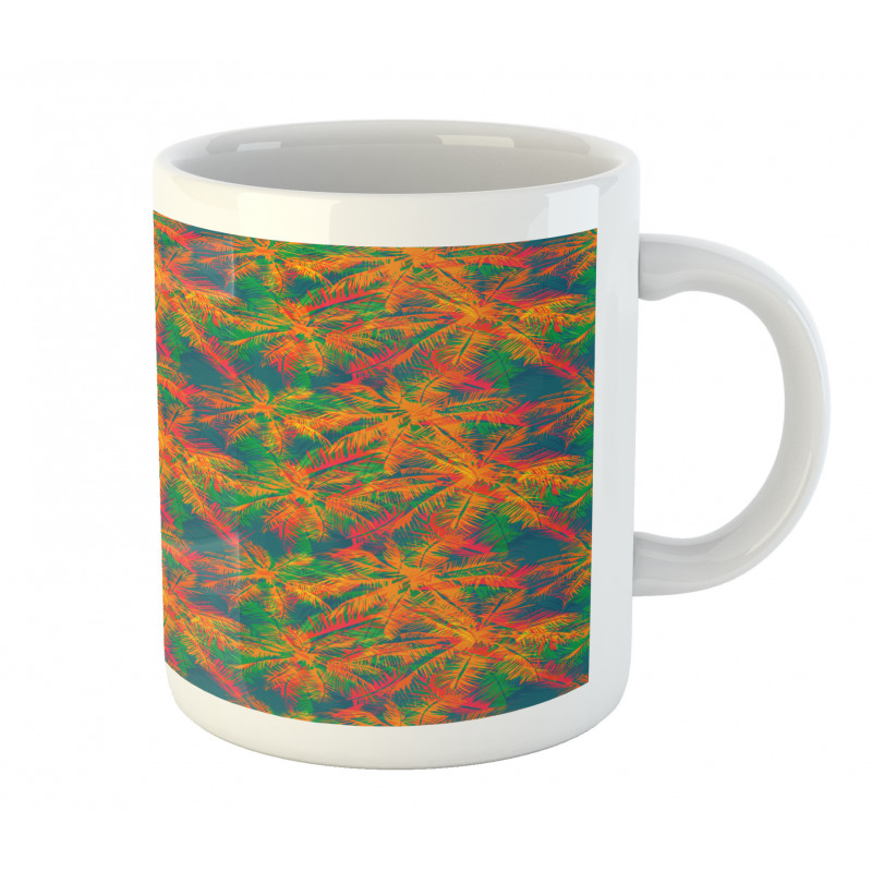 Psychedelic Like Palm Trees Mug