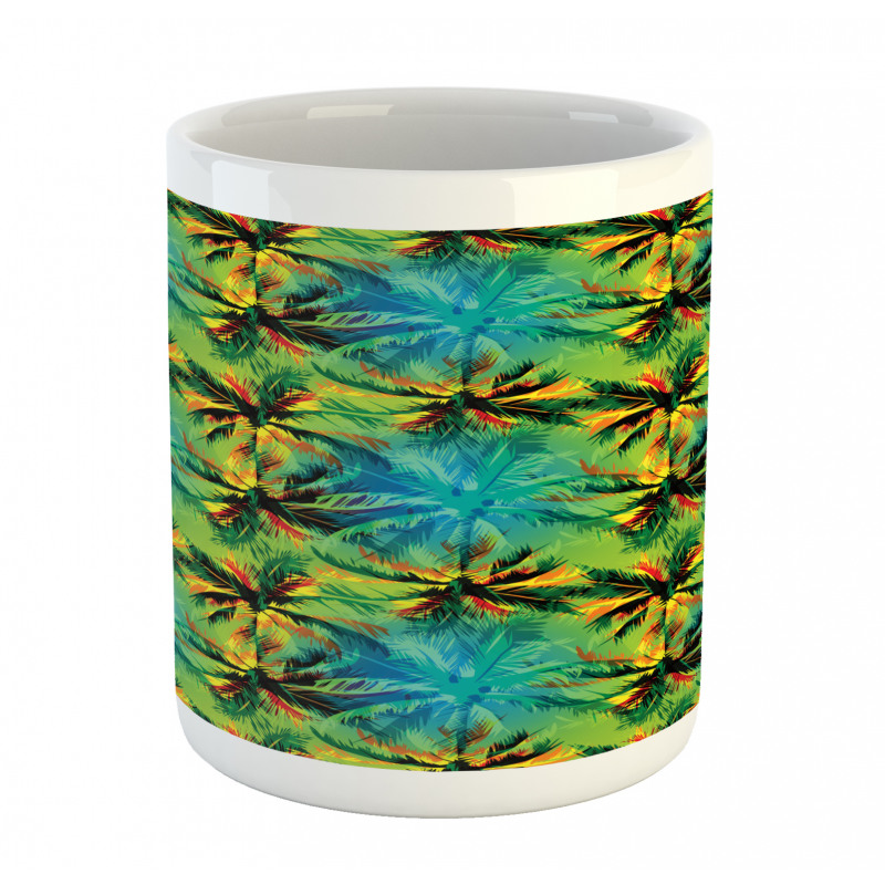 Jumble Exotic Palms Layout Mug