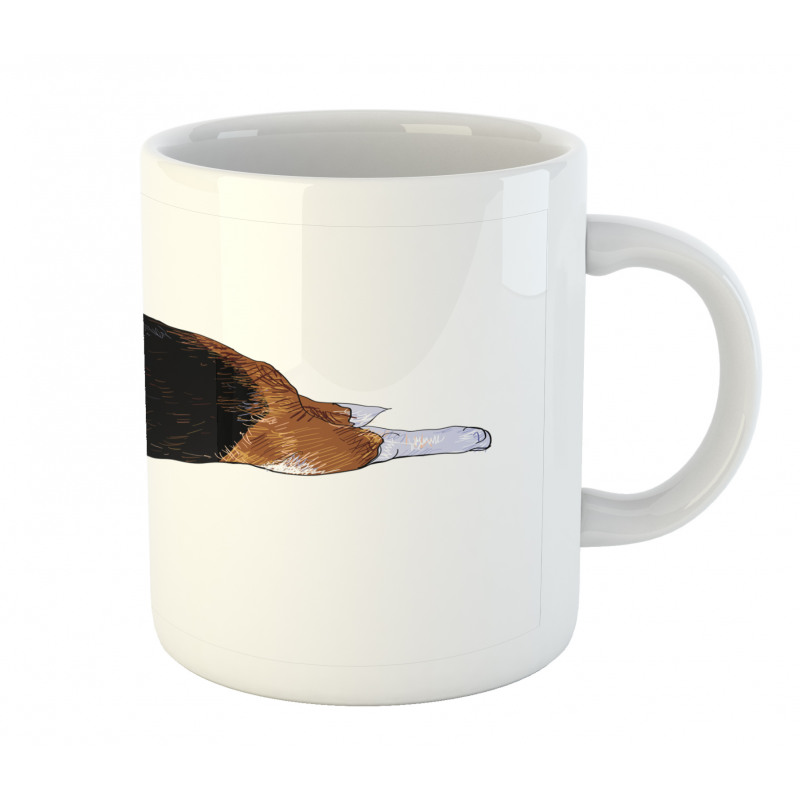 Dog with Toy Play Time Art Mug