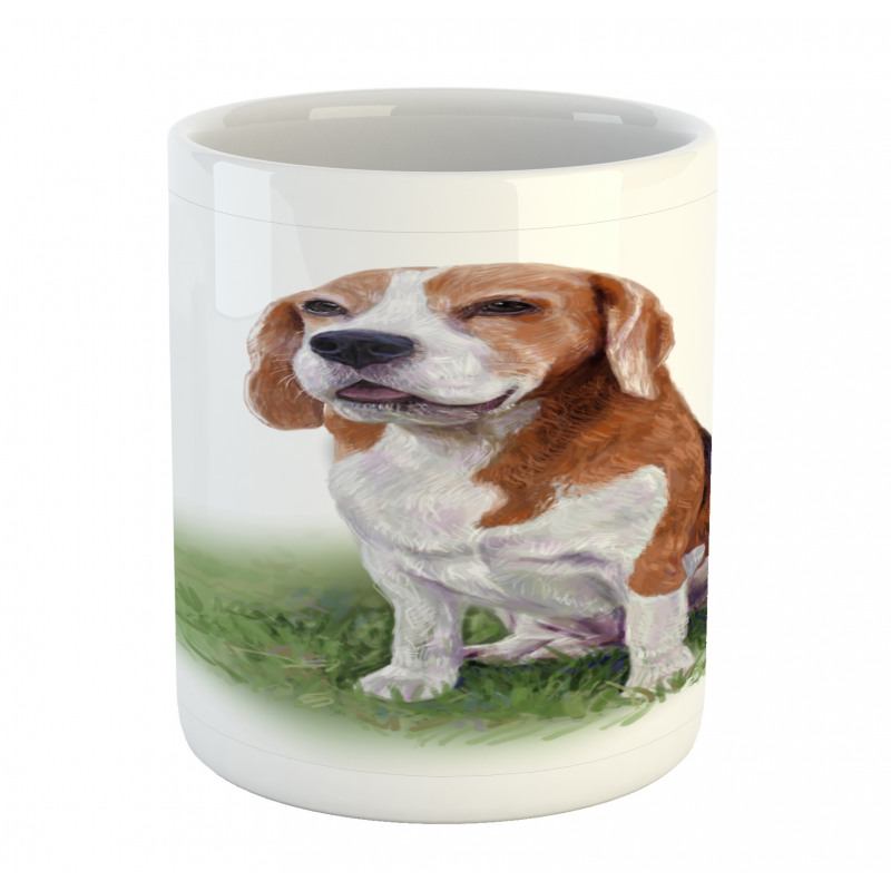 Focused in Mind Dog Sketch Mug