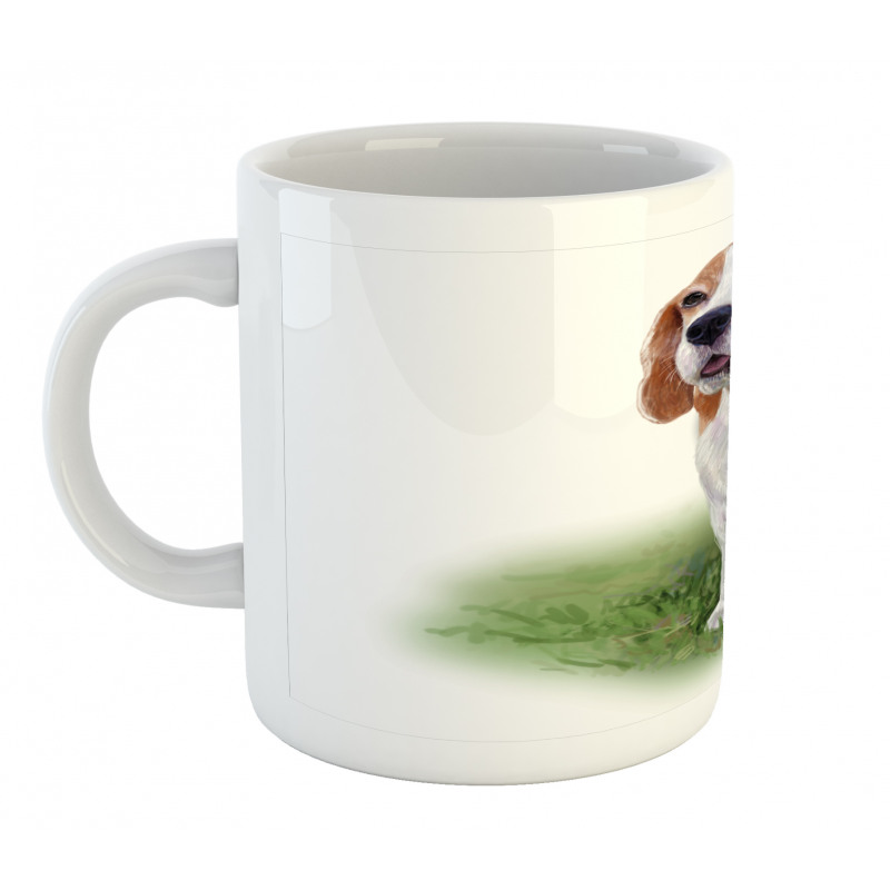 Focused in Mind Dog Sketch Mug