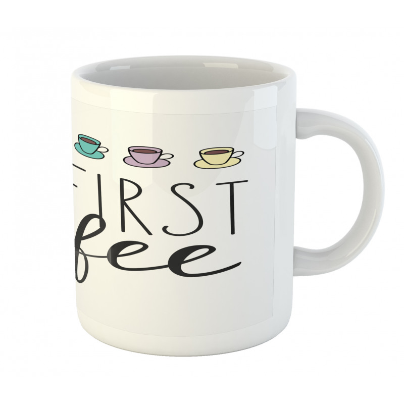 Wording Tiny Cups Mug