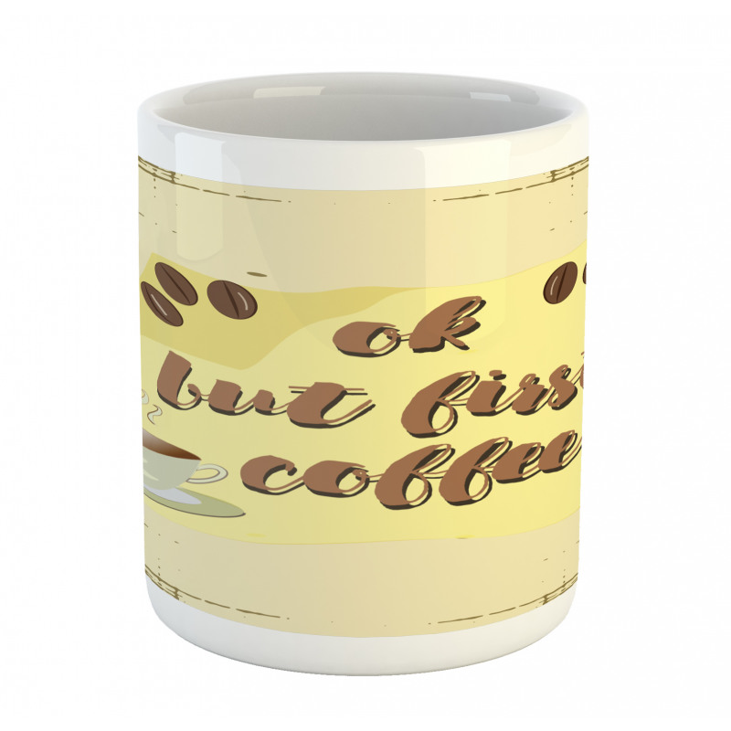 Coffee Beans Steam Mug