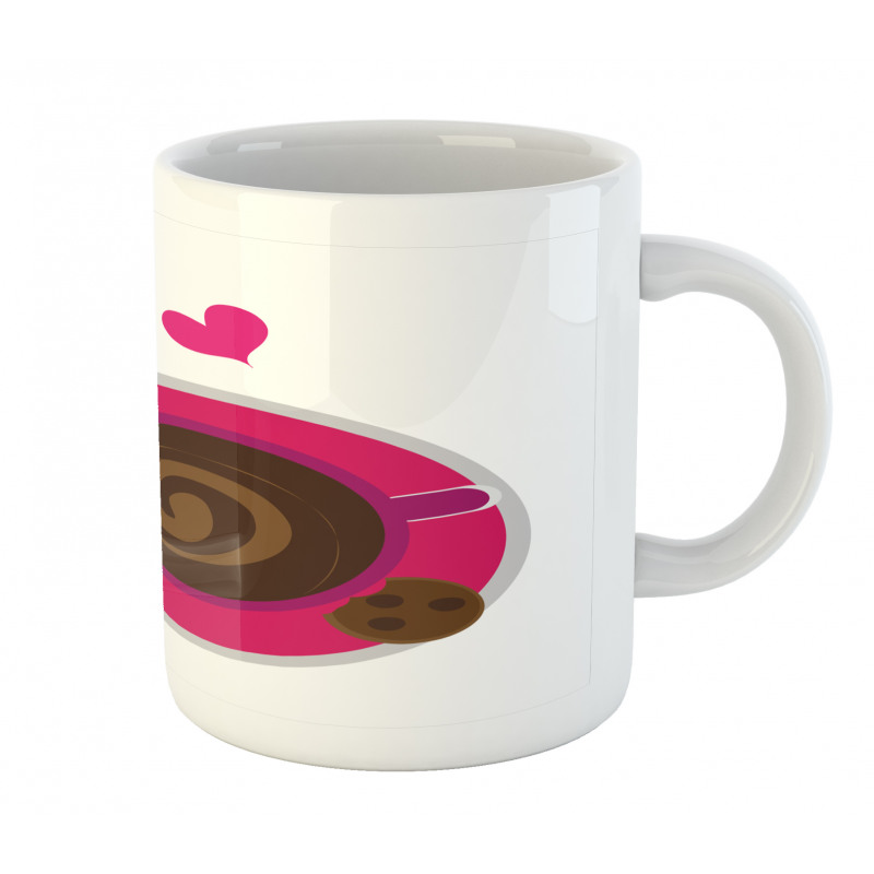 Top View Cookies Mug