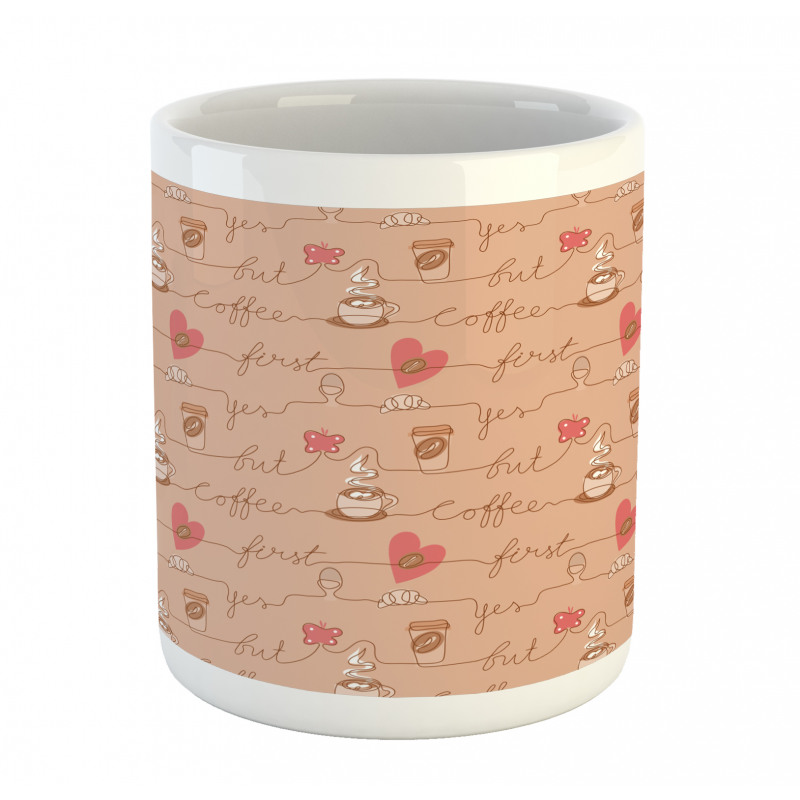 Line Drawing Items Mug