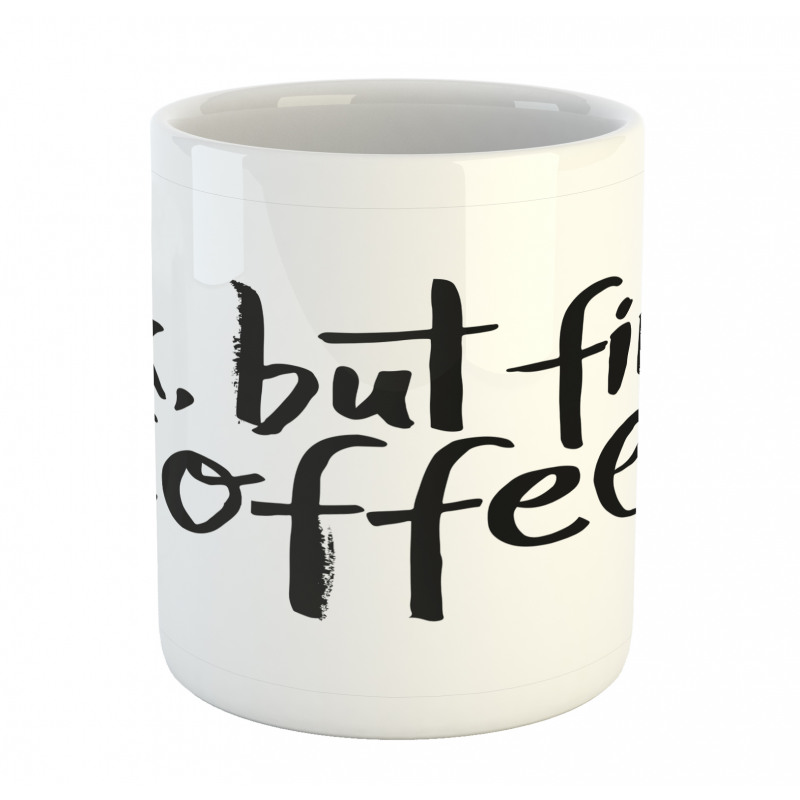 Monotone Wording Mug