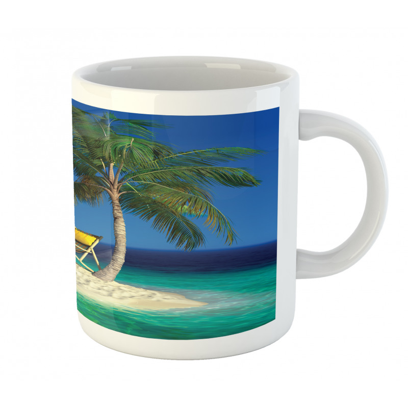 Chair Under a Palm Tree Mug