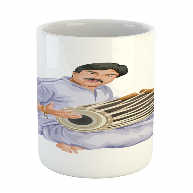 Man in Ethnic Orient Clothes Mug