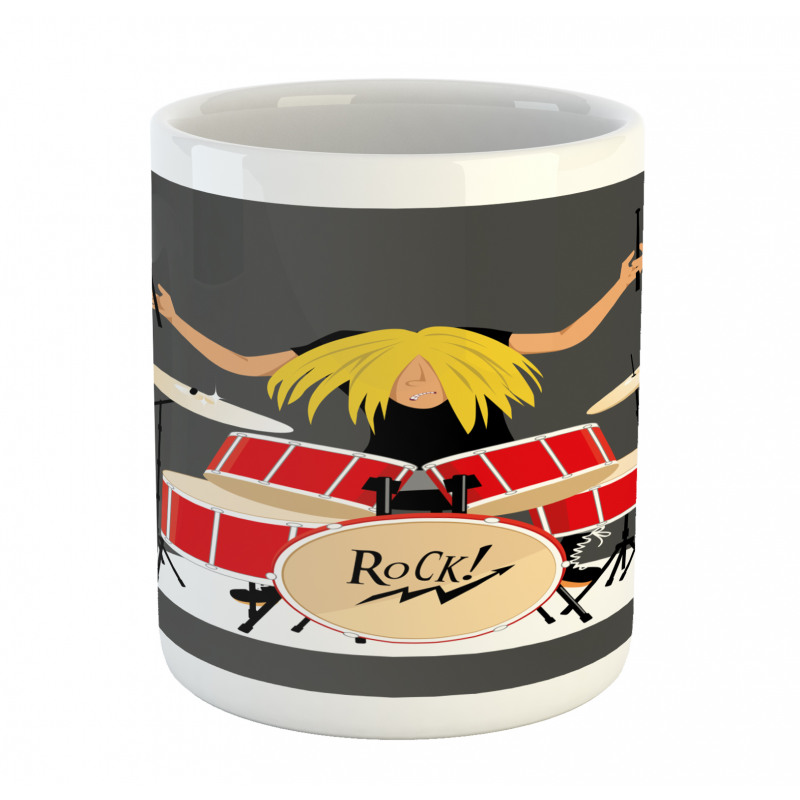 Rock and Roll Style Young Man Mug