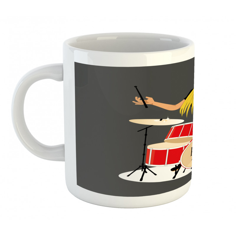 Rock and Roll Style Young Man Mug