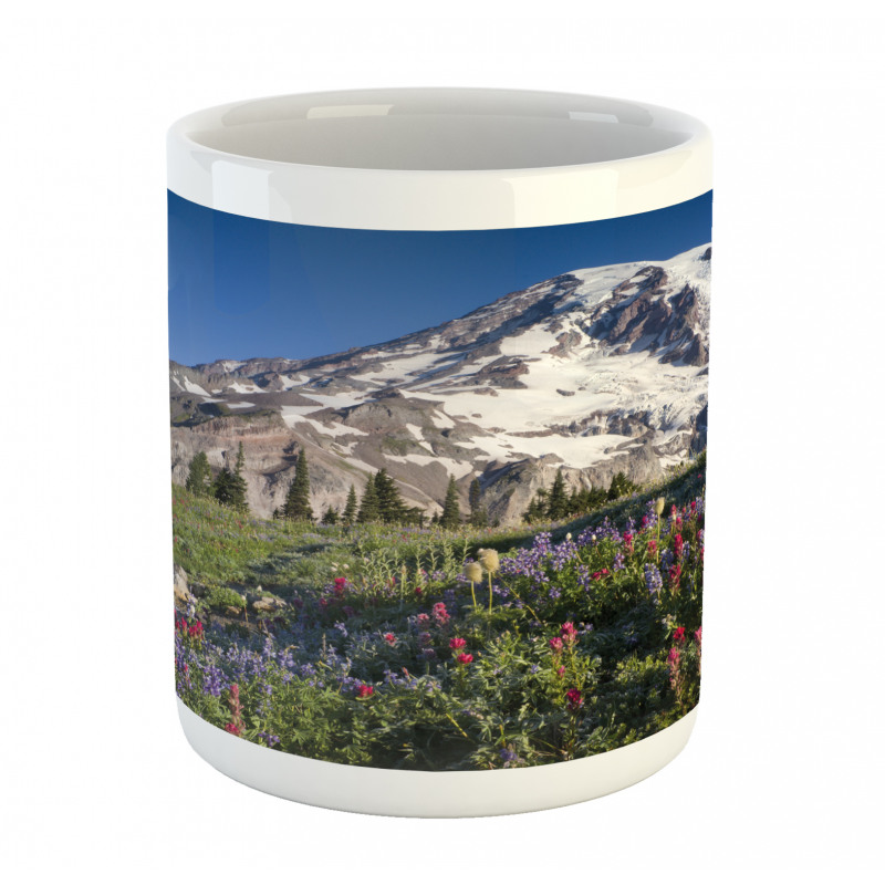 Spring Mt. Rainier Photo Mug