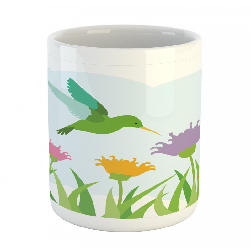 Garden Art Hummingbird Mug