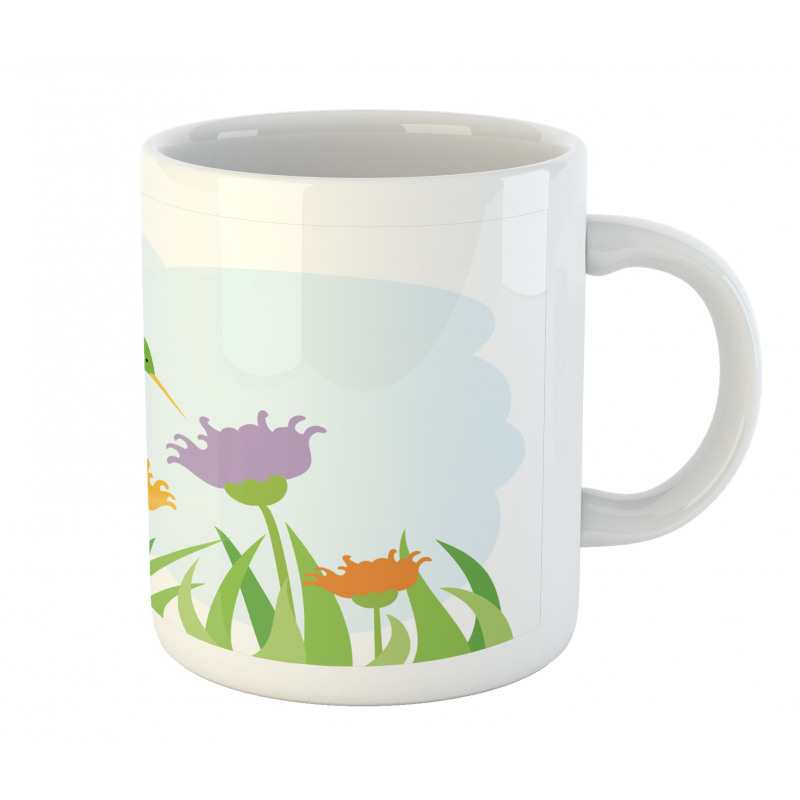 Garden Art Hummingbird Mug