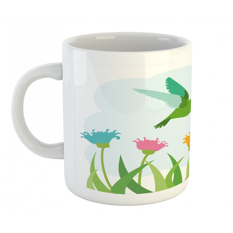 Garden Art Hummingbird Mug