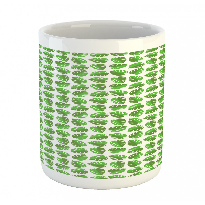 Repeated Monstera Plantation Mug