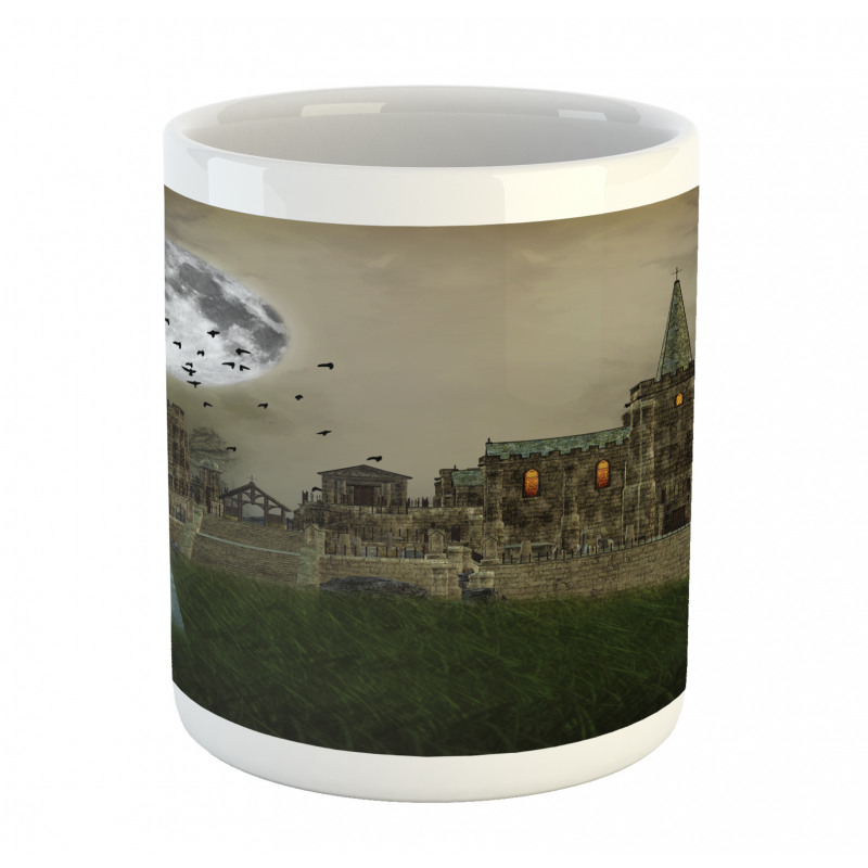 Old Village and Grave Mug