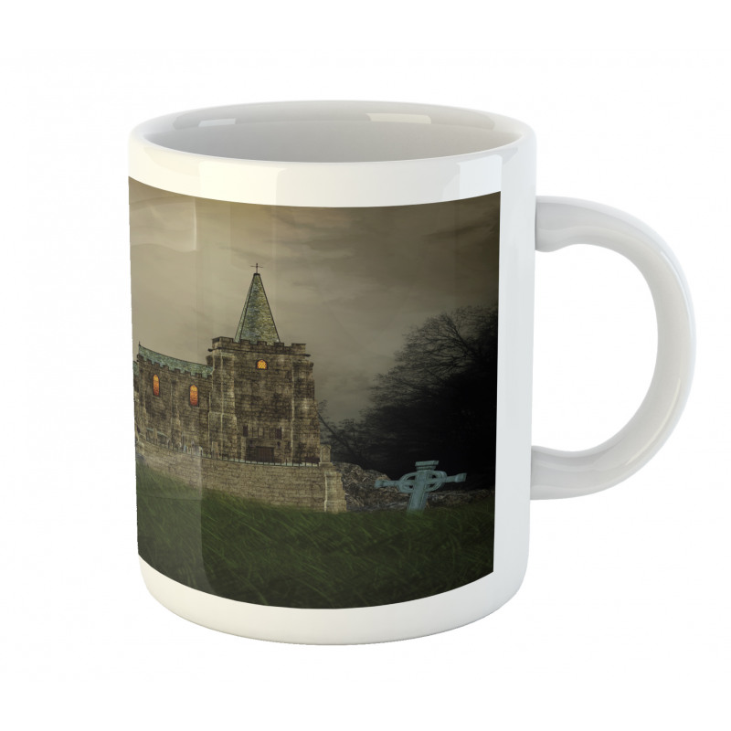 Old Village and Grave Mug