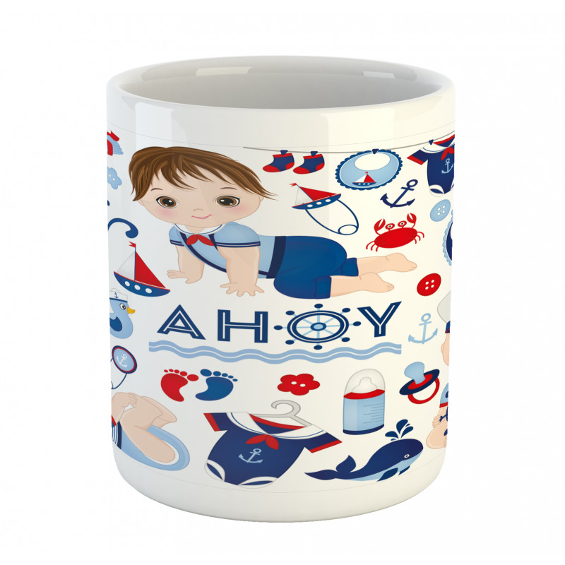 Sailor Babies Clothes Motif Mug