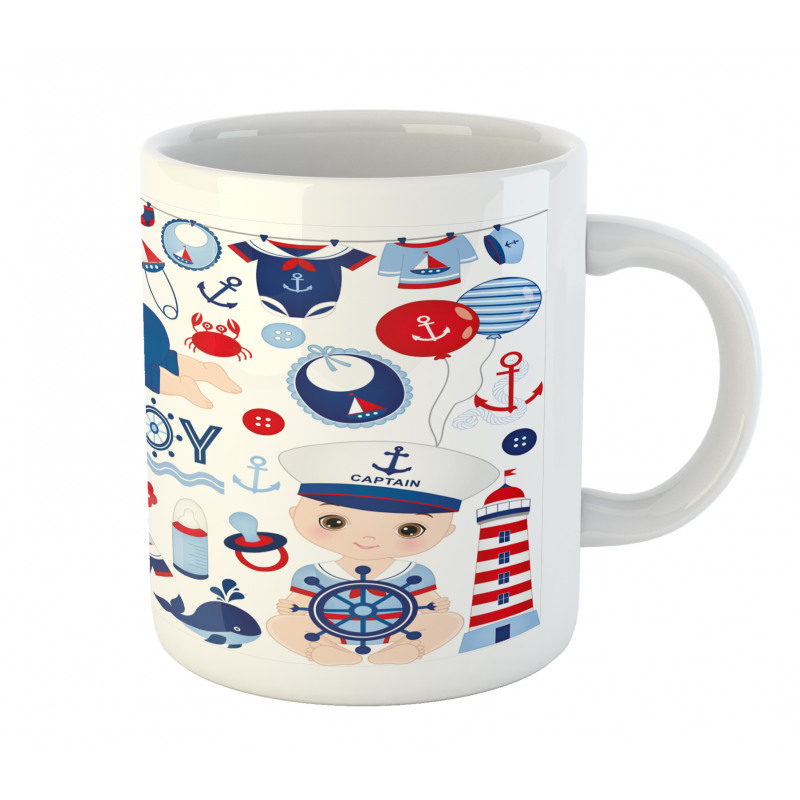 Sailor Babies Clothes Motif Mug