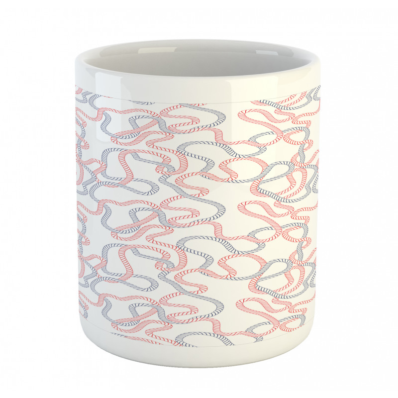 Nautical Knot Material Motif Mug