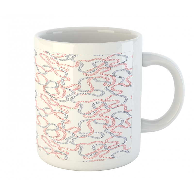 Nautical Knot Material Motif Mug