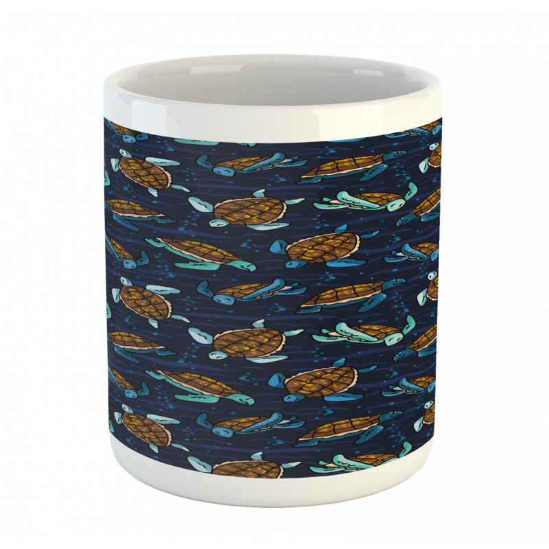 Cartoon Ocean Life Mug