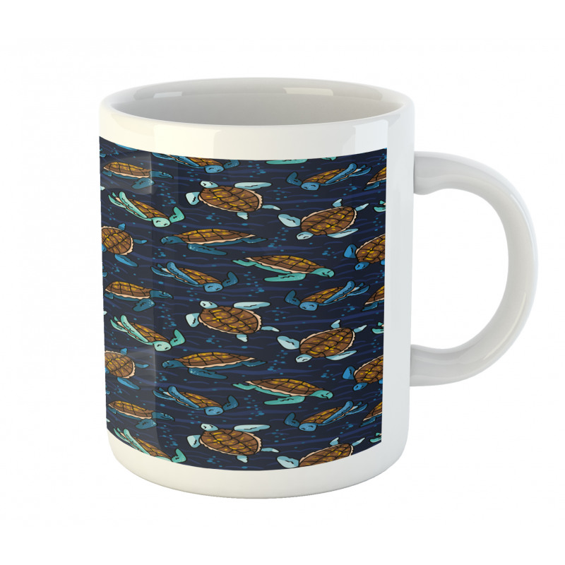 Cartoon Ocean Life Mug