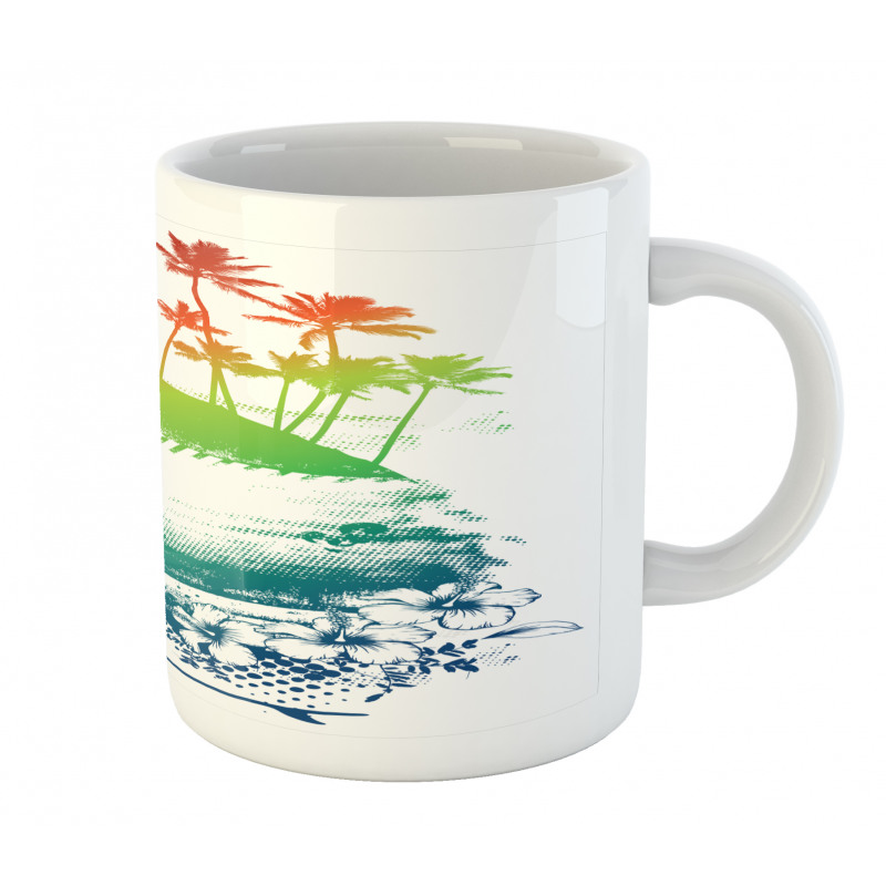 Grunge Summer Scenery Mug