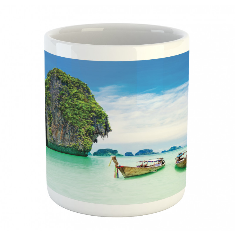 Rock in the Sea Coast Mug