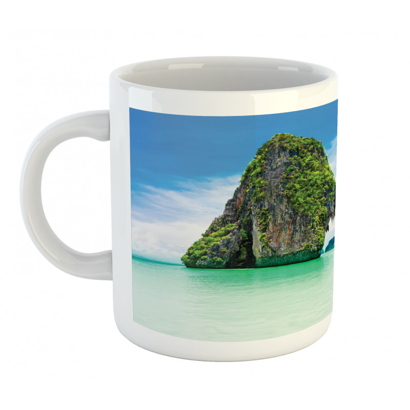 Rock in the Sea Coast Mug