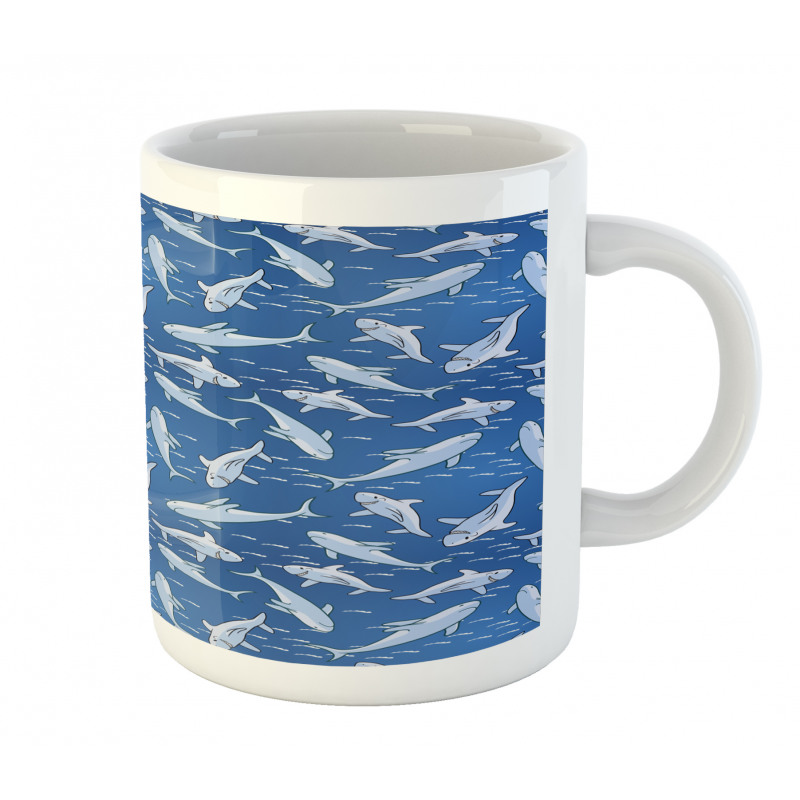 Smiling Carnivore Motifs Art Mug