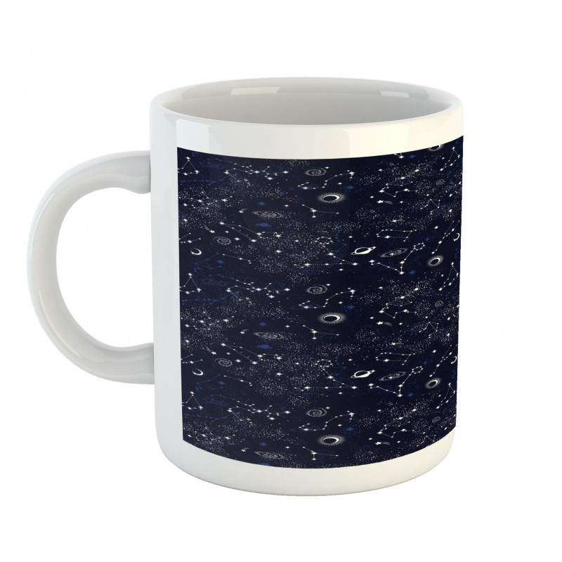 Stars Constellation Art Mug