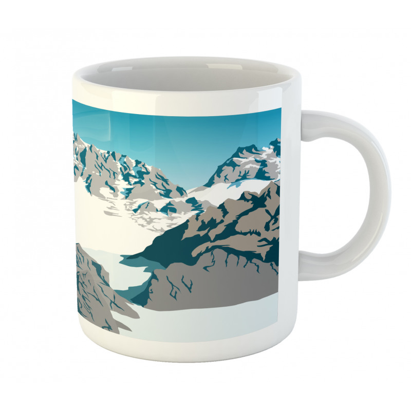 Winter Snow Covered Theme Mug