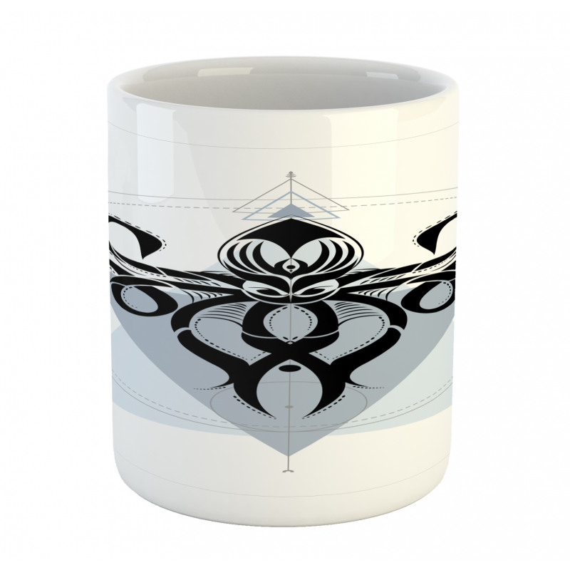 Geometric Style Sea Animal Mug