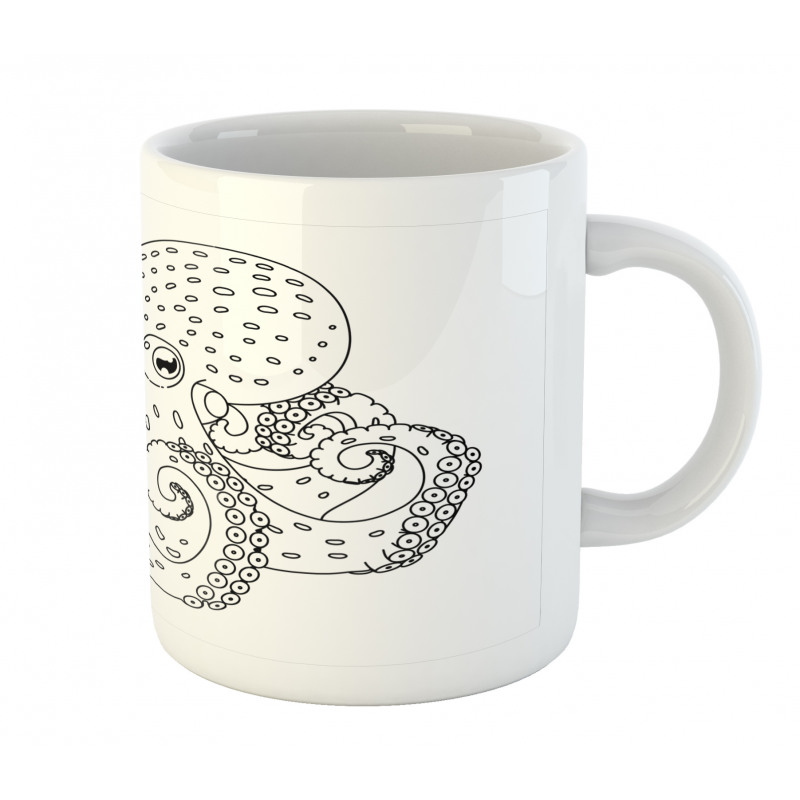 Cartoon Sea Animal Image Mug