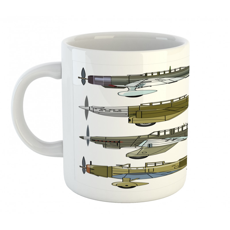 Old Dive Planes Jets Mug