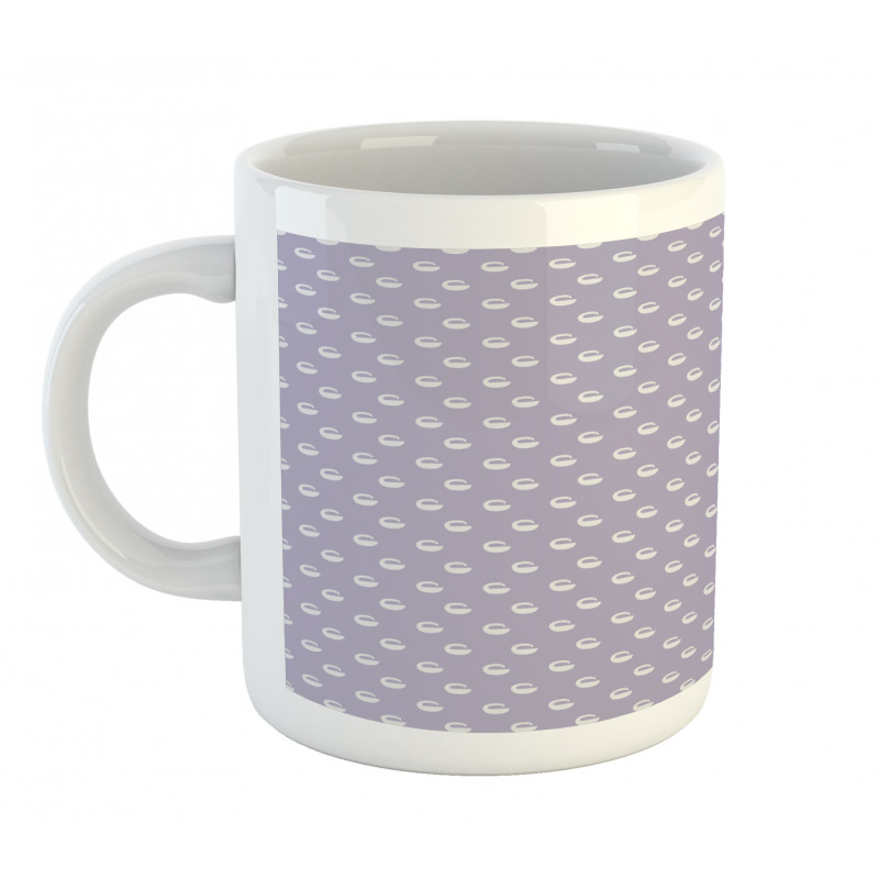 Abstract Minimal Bird Motif Mug