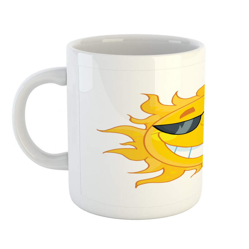 Cheerful Sun Smiling Mug