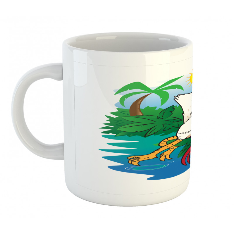 Rooster Exotic Paradise Mug