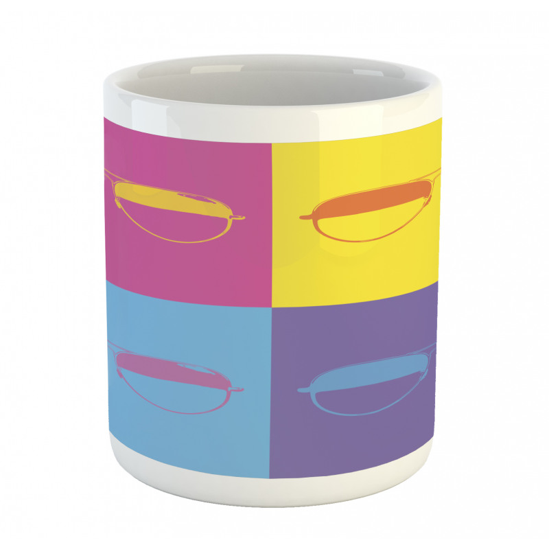 Retro Image Summer Items Mug