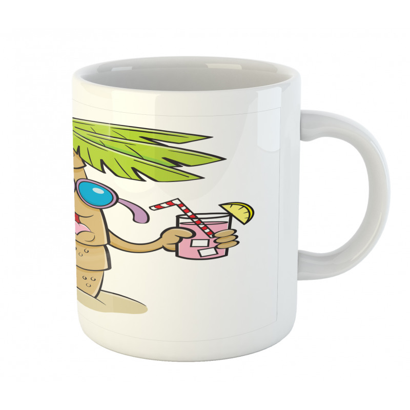 Fun Palm Tree Character Mug