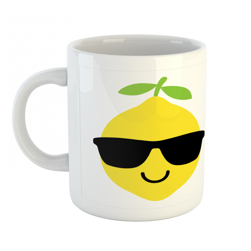 Boy Girl Lemon Smiling Mug