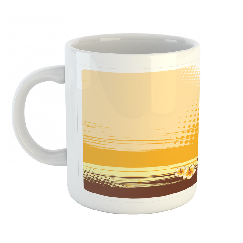 Surfer Tropical Landscape Mug