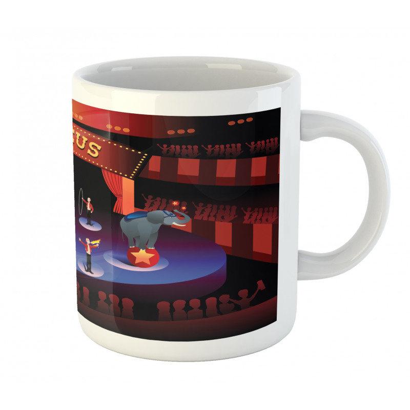 Pattern of Show Time Stage Mug