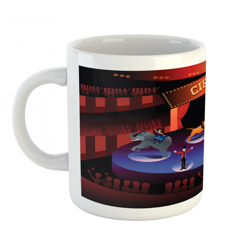 Pattern of Show Time Stage Mug